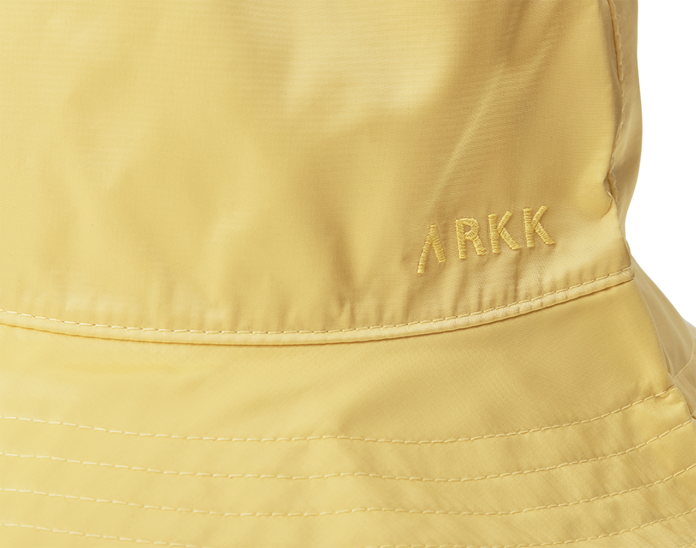 ARKK Accessories ARKK Nylon Bucket Hat | Faded Yellow Bucket Hat